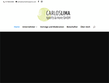 Tablet Screenshot of carloslimasports.com